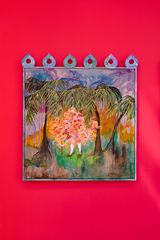 A conjuring a transformation a wiggle in the universe by Alberta Whittle contemporary artwork painting