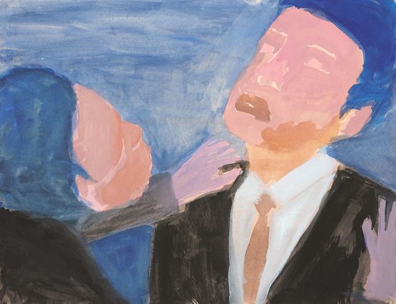 Father and son by Sohrab Hura contemporary artwork Works on Paper