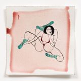 Antibody drawing 1 by Hayv Kahraman contemporary artwork painting works on paper