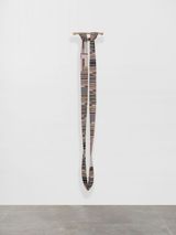 discrepancies with W.W. 15 by Leonor Antunes contemporary artwork sculpture textile