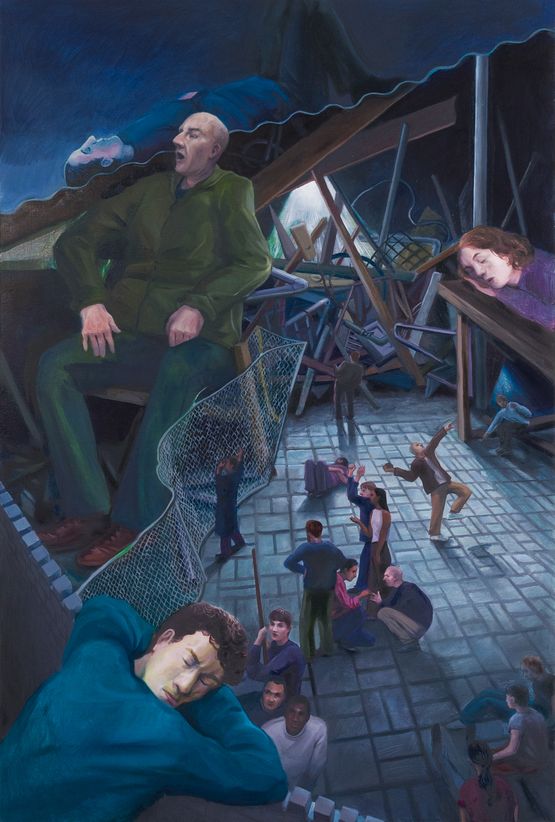 Never on Our Watch by Louise Reynolds contemporary artwork Painting