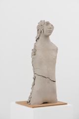 Dry Clay Figure by Mark Manders contemporary artwork sculpture