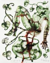 A Night at the Opera by Barthelemy Toguo contemporary artwork painting works on paper