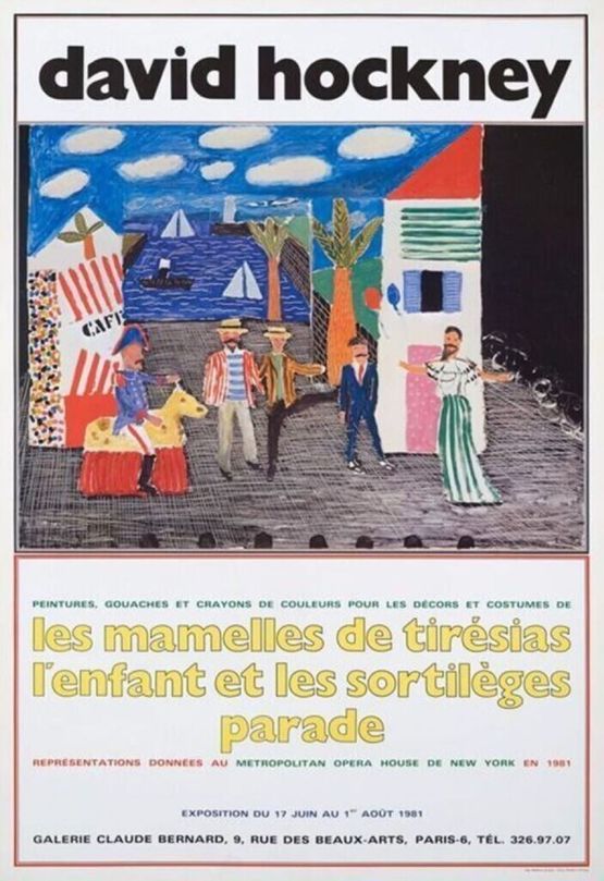 Les Mamelles de Tiresias by David Hockney contemporary artwork Works on Paper