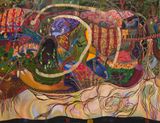 birthing pains by Alyina Zaidi contemporary artwork painting