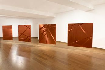 Contemporary art exhibition Alice Anderson Body Disruptions at Waddington Custot London United Kingdom