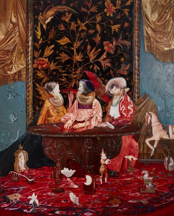 Divided Objects by Teodora Axente contemporary artwork Painting