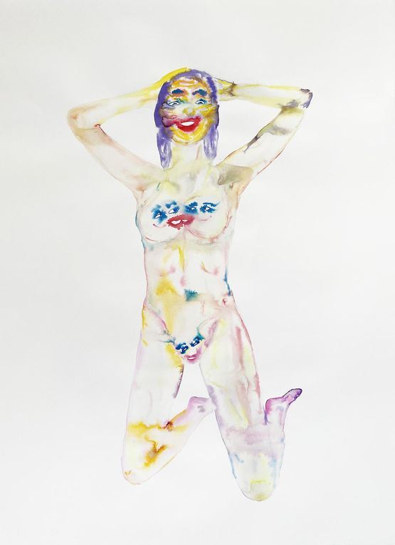 Draw me like one of your French girls 1 by Ioana Maria Sisea contemporary artwork Painting
