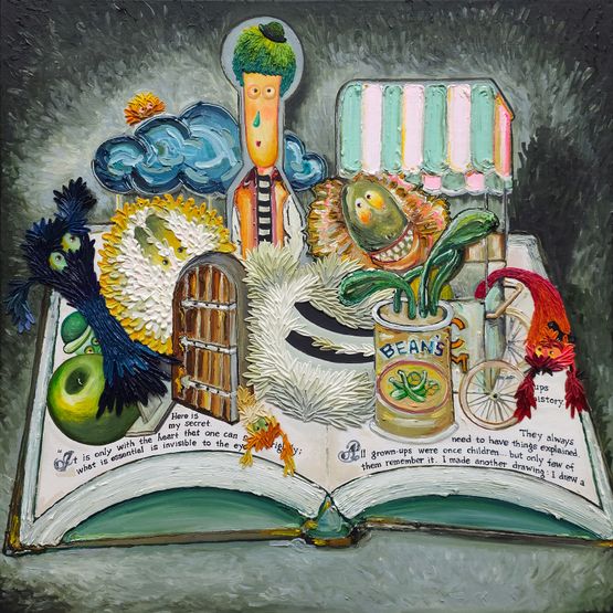 Your fairy tale is here by Lee Jaehyun contemporary artwork Painting