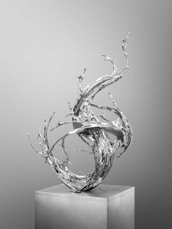 Water in Dripping - Ciyun by Zheng Lu contemporary artwork Sculpture
