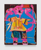 Offside Trap Neymar Jr. by Katherine Bernhardt contemporary artwork painting