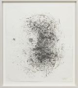 Presence V by Jack Whitten contemporary artwork drawing works on paper