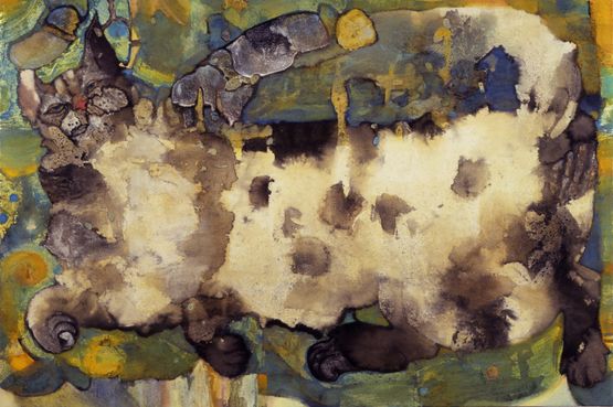 Dive into the sea by Hanako Kunishi contemporary artwork Painting