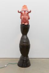 Keeping the light on by Woody De Othello contemporary artwork sculpture