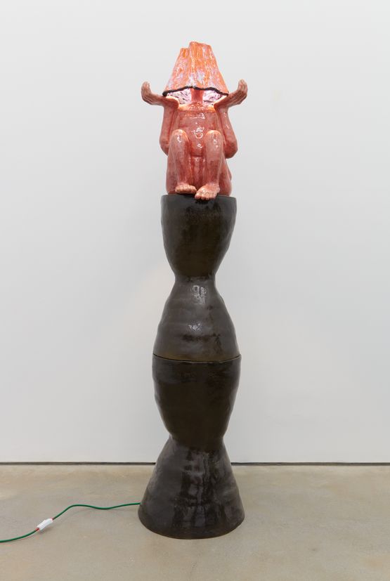Keeping the light on by Woody De Othello contemporary artwork Sculpture