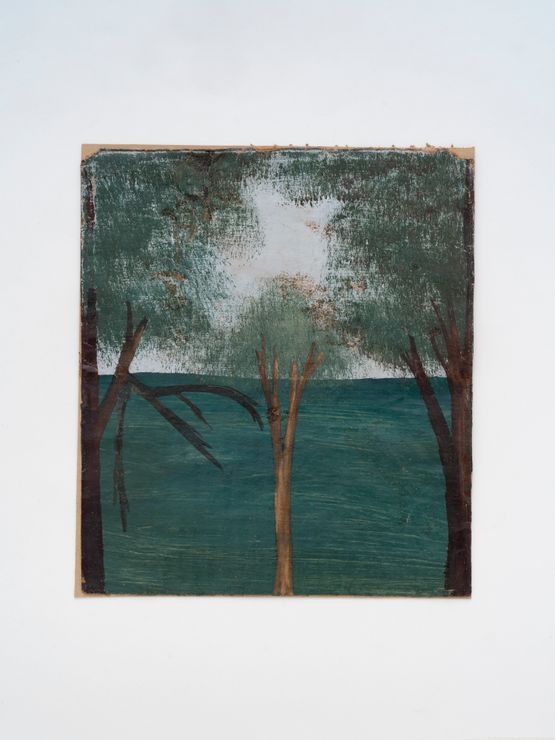Untitled Views of Trees with Green Fields by Frank Walter contemporary artwork Painting