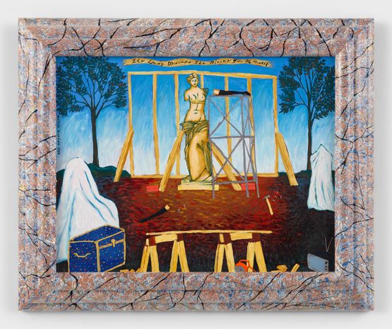 The Lady Desires The Divine For Herself by Hollis Sigler contemporary artwork Painting