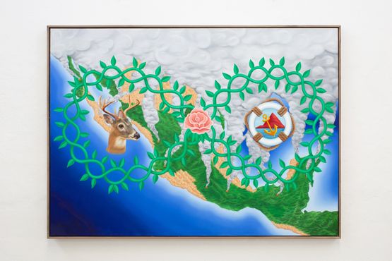 Infinity Rose by Eduardo Sarabia contemporary artwork Painting
