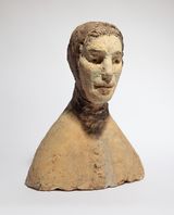 Woman with a Scarf by Kwon Jin Kyu contemporary artwork sculpture