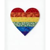 Rainbow Heart small by Damien Hirst contemporary artwork print