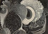 Brain as Landscape by Ann Leda Shapiro contemporary artwork works on paper