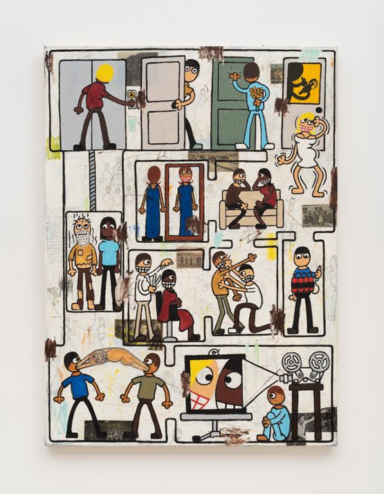 Complex III Its Complicated by Jay Stuckey contemporary artwork Painting