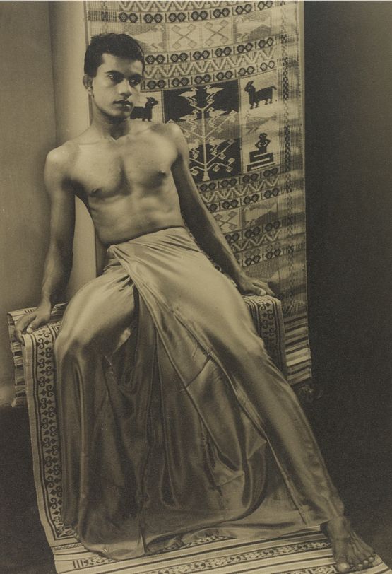 Untitled Man with Silk Sarong by Lionel Wendt contemporary artwork Photography