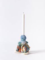 Polychrome Maiden Candlestick I by Ebony Russell contemporary artwork sculpture