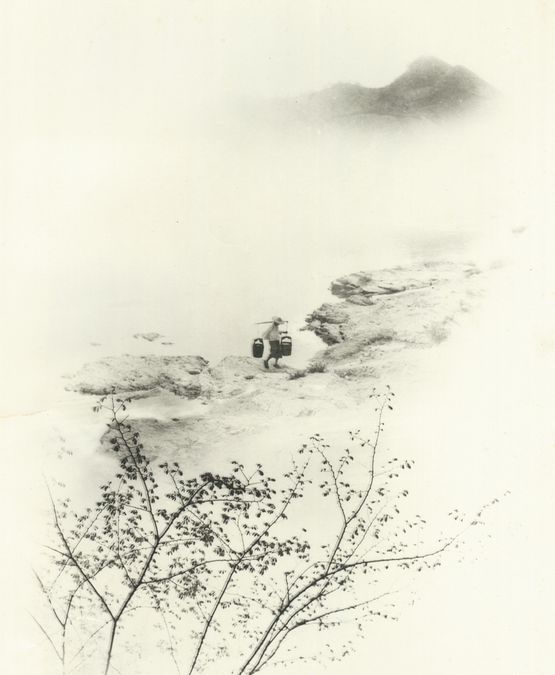 Taking Water in Dawn from the River by Lang Jingshan contemporary artwork Photography