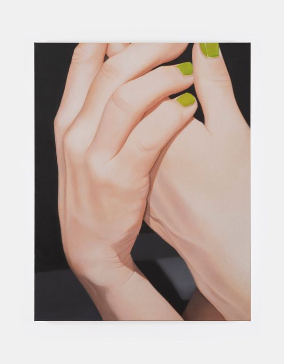 Green nails by Marcel Vidal contemporary artwork Mixed Media