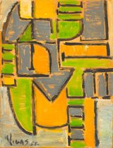 Formas Tensionales III by Oswaldo Vigas contemporary artwork drawing painting sculpture works on paper