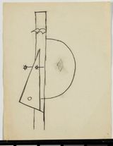Visage by Pablo Picasso contemporary artwork drawing works on paper