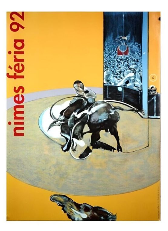 Francis Bacon 19691992 Feria Nimes original serigraphie by Francis Bacon contemporary artwork Print