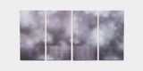 Tasogare Fuji-Iro Twilight Wisteria-Colored April 14 2023 732 PM by Miya Ando contemporary artwork painting mixed media