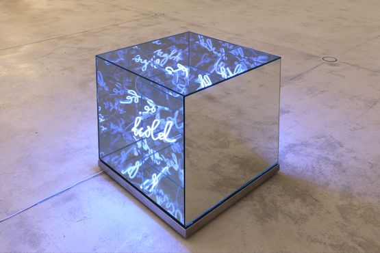A Sight to Behold by Brigitte Kowanz contemporary artwork Sculpture