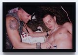 Aner Shaves Craig by Linda Simpson contemporary artwork photography