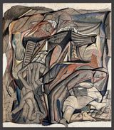 Unsettled Lives 10 by Vikrant Bhise contemporary artwork painting