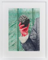 The Prop 1 by Callum Morton contemporary artwork drawing painting works on paper