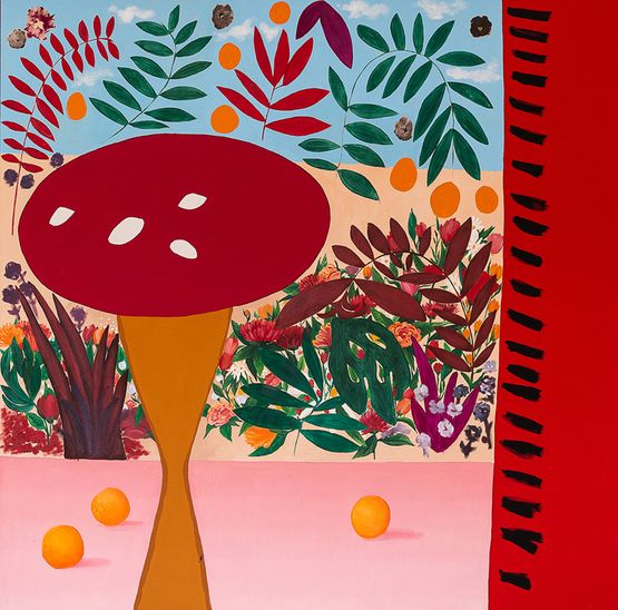 Mushroom Table by Jannis Varelas contemporary artwork Painting