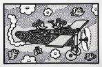 Disney Doodles - Plane Crazy by Mr Doodle contemporary artwork Print