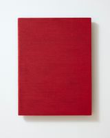Monoprint - deep red 1 by Noel Ivanoff contemporary artwork painting