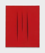 Concetto spaziale Attese by Lucio Fontana contemporary artwork painting