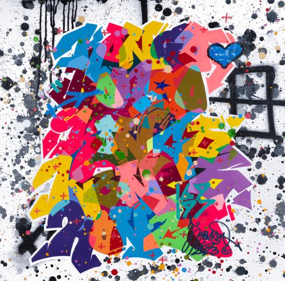 BANLIEUE NORD NORTHERN SUBURBAN by Cyril Kongo contemporary artwork Painting