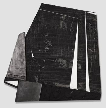Clandestine Geography Hypershape by Torkwase Dyson contemporary artwork sculpture