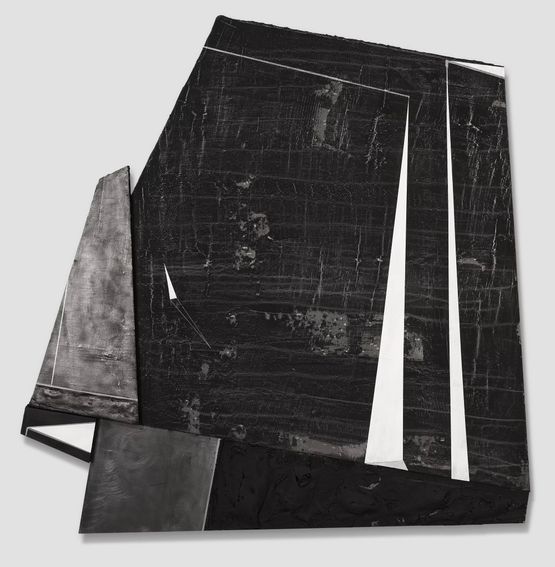 Clandestine Geography Hypershape by Torkwase Dyson contemporary artwork Sculpture
