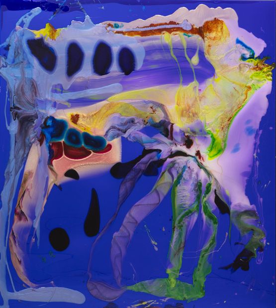As it was he felt he lived between countless worlds each demanding something of him but reality was a foreign alien world a continuous late afternoon unattended Wake demanding the retelling of ever more embellished stories and his numbing succumbing consumption by Dale Frank contemporary artwork Mixed Media