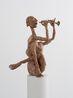 Herald with Trumpet by Francis Upritchard contemporary artwork Sculpture