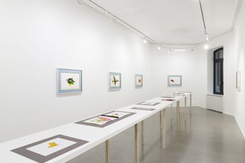 Contemporary art exhibition Richard Tuttle Process of Remembering at Galerie Christian Lethert Cologne Germany
