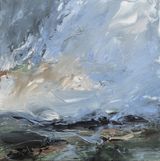 View from the studio Brindister by Janette Kerr contemporary artwork painting