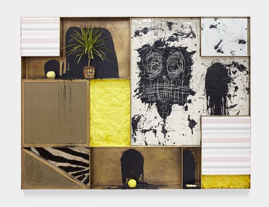Untitled Microphone Sculpture by Rashid Johnson contemporary artwork Mixed Media